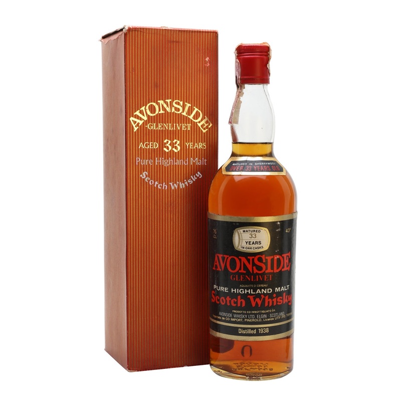 Avonside (Glenlivet) 1938 33 Year Old Sherry Cask G&M Speyside Single Malt Scotch Whisky