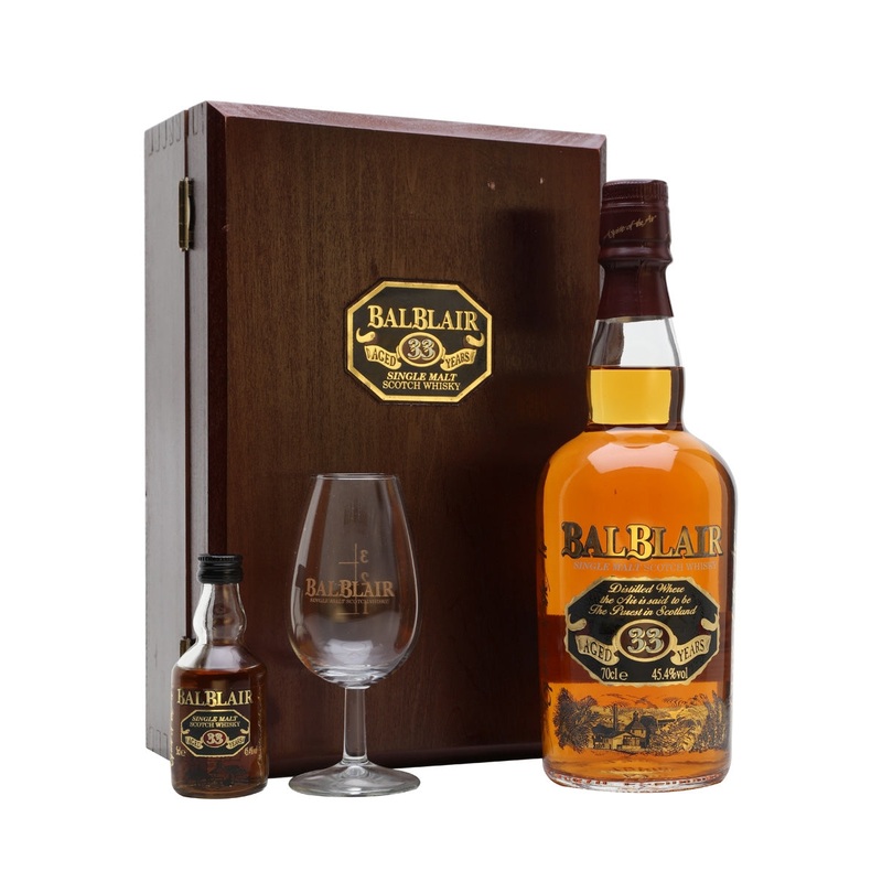 Balblair 33 Year Old Gift Set Highland Single Malt Scotch Whisky