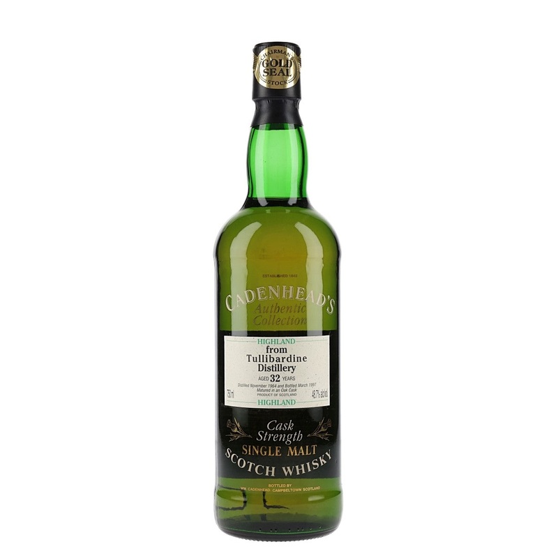 Tullibardine 1964 32 Year Old Bot.1997 Cadenhead's Highland Single Malt Scotch Whisky