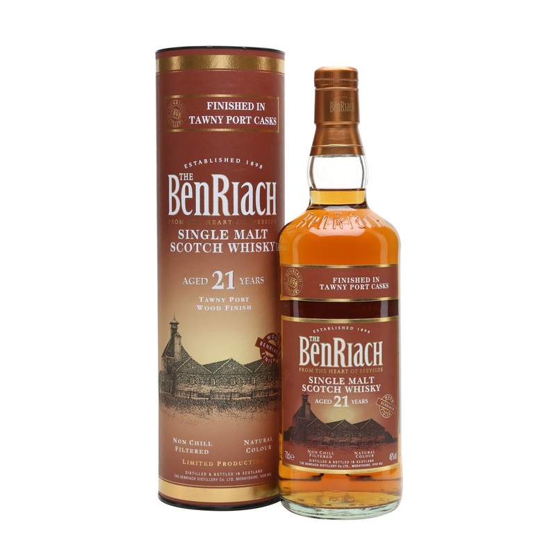 Benriach 21 Year Old Tawny Port Finish Speyside Single Malt Scotch Whisky | 700ML