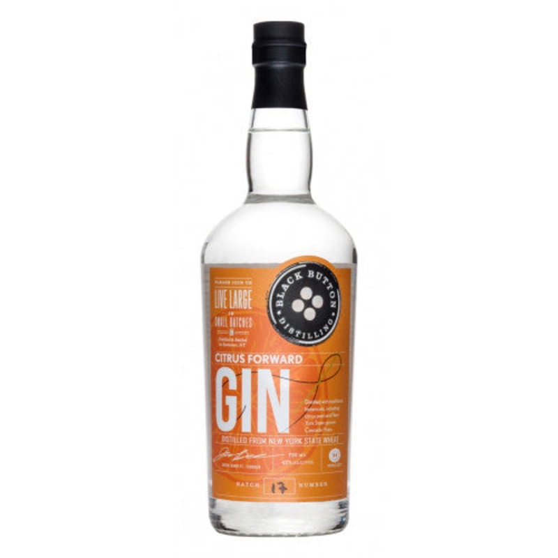 Black Button Citrus Forward Gin