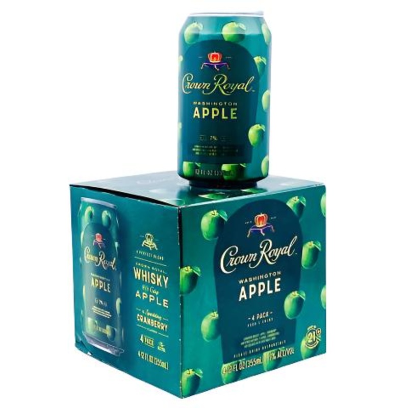 Crown Royal Washington Apple (4) Pack Cans