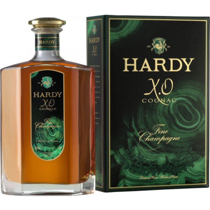Hardy XO Bronze Decanter Fine Champagne Cognac