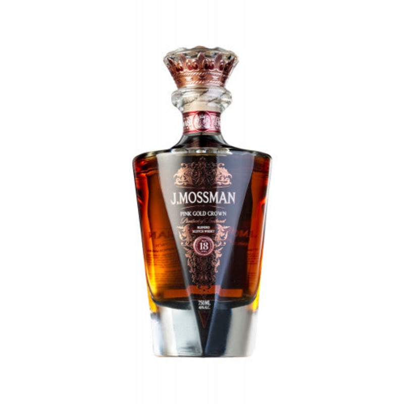 J. Mossman 18 Year Old Pink Gold Crown Blended Scotch Whisky