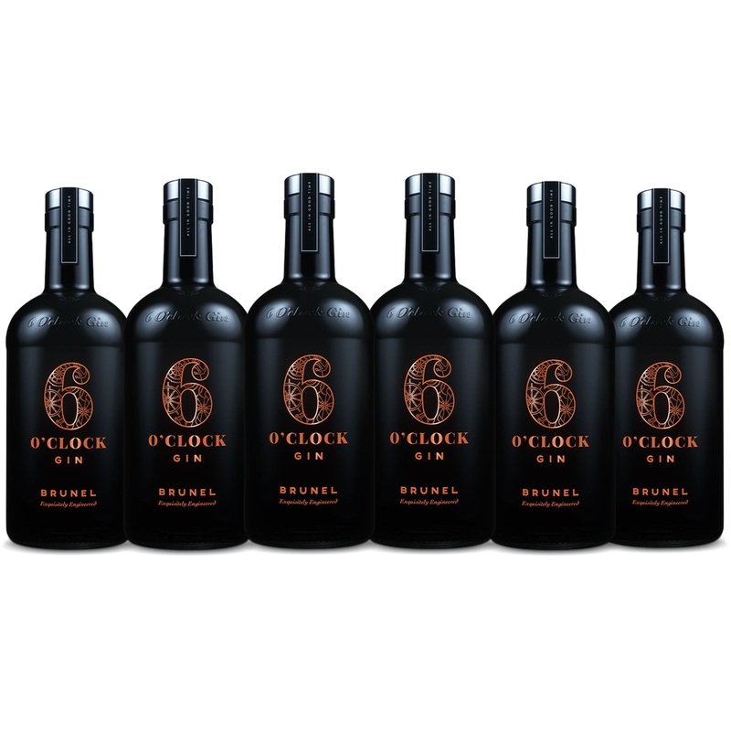 6 O'Clock Brunel Edition Gin (6) Bottle Bundle