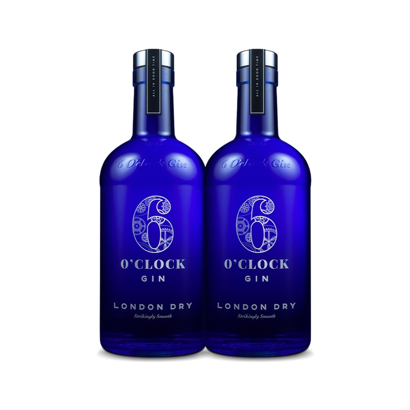 6 O'Clock London Dry Gin (2) Bottle Bundle