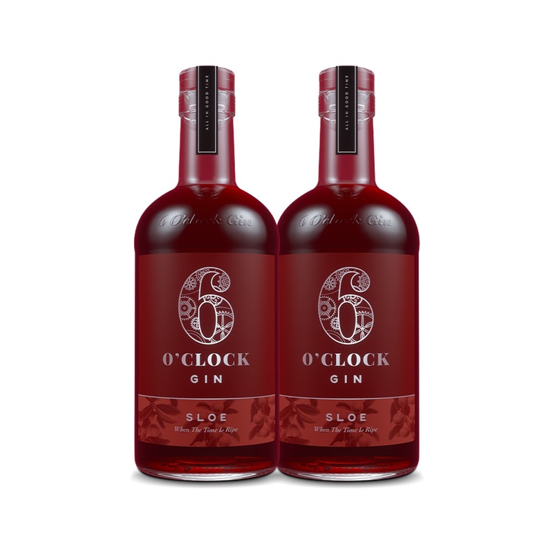 6 O'Clock Sloe Gin (2) Bottle Bundle