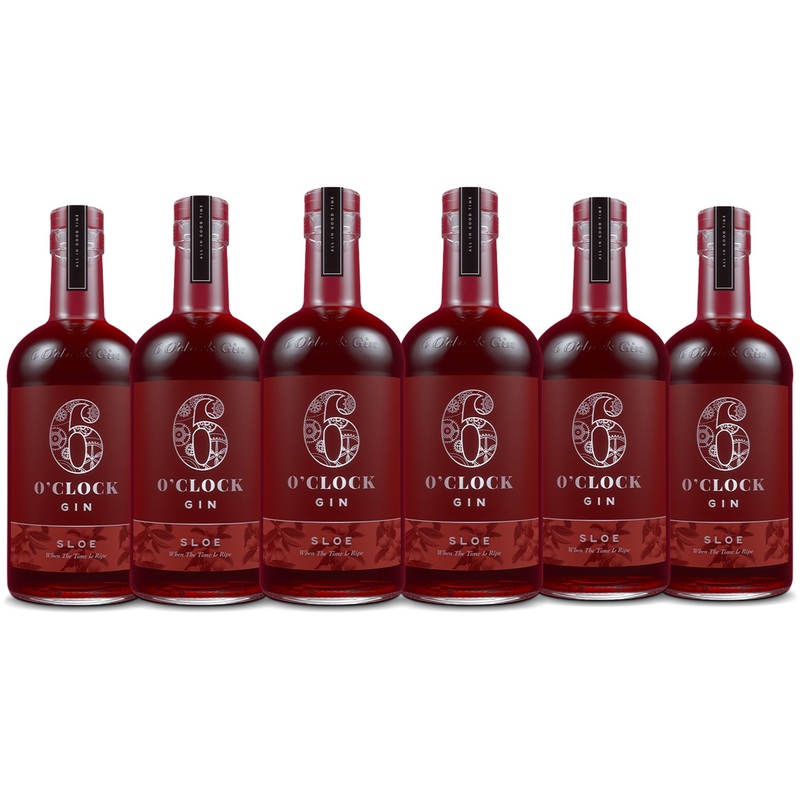 6 O'Clock Sloe Gin (6) Bottle Bundle