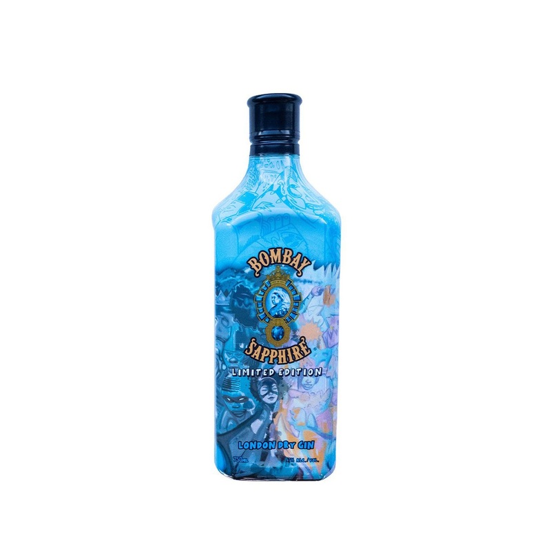 Bombay Sapphire Hebru Brantley Limited Edition Bottle London Dry Gin