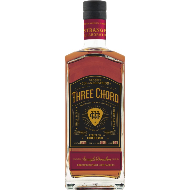 Three Chord Strange Collaboration Bourbon Finished In Pinot Noir Barrels Whiskey