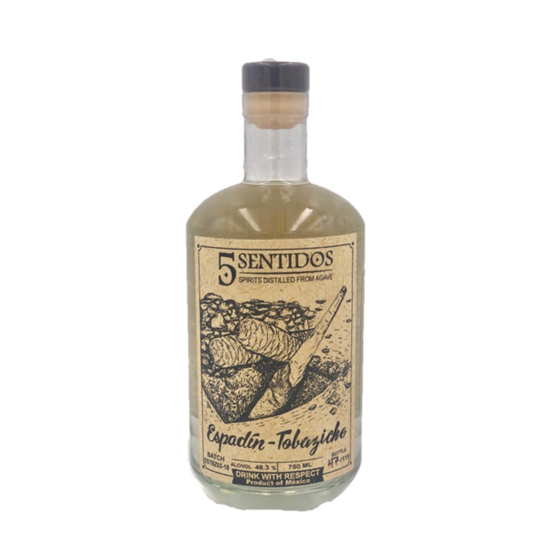 5 Sentidos Espadin-Tobaziche Mezcal