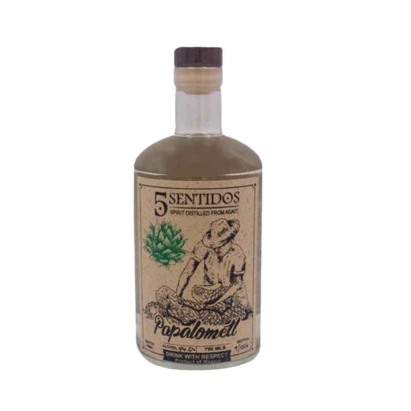 5 Sentidos Papalomett Mezcal