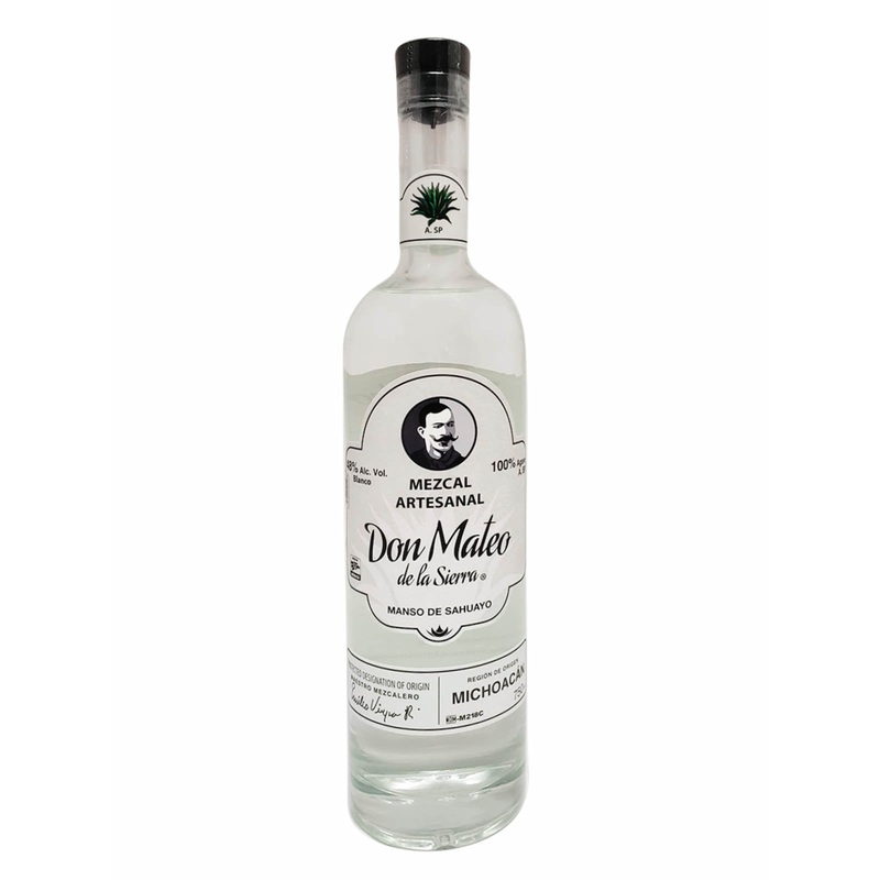 Don Mateo de la Sierra Manso de Sahuayo Artesanal Mezcal