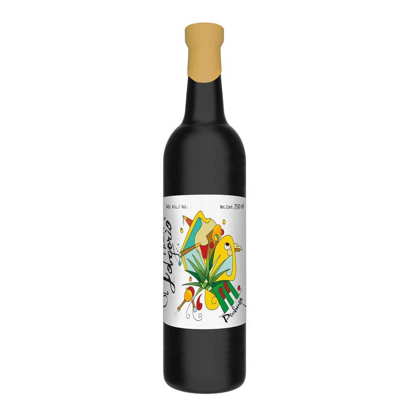El Jolgorio Pechuga (Black Bottle) Mezcal