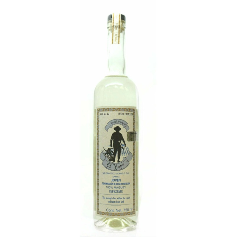El Yope Joven Tepeztate  Mezcal