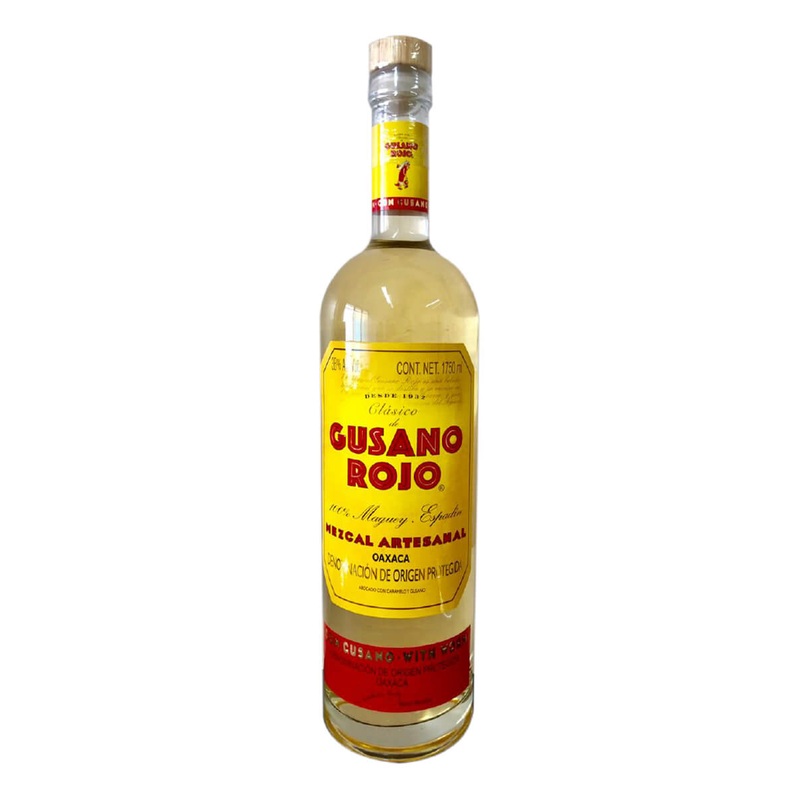 Gusano Rojo Artesanal With Worm Mezcal