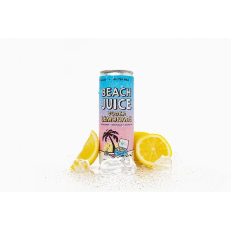Beach Juice | Vodka Lemonade (4) Pack Cans