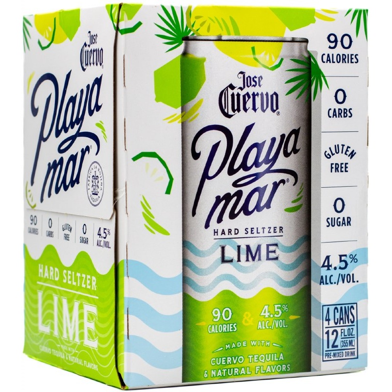 Jose Cuervo | Playamar Lime Tequila Hard Seltzer (4) Pack Cans