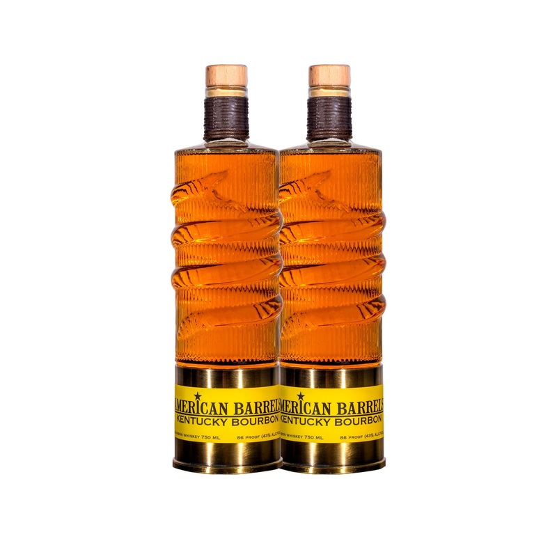 American Barrels Bourbon Whiskey | (2) Bottle Bundle **Collect One/Drink One**