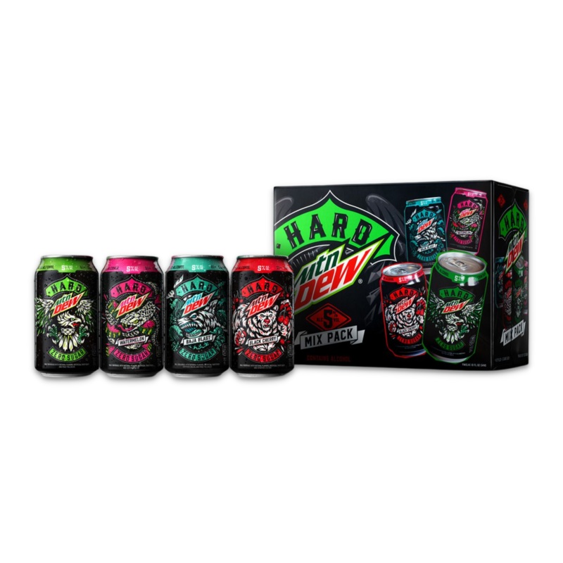 Hard Mountain Dew Mix Pack (12) Pack Cans