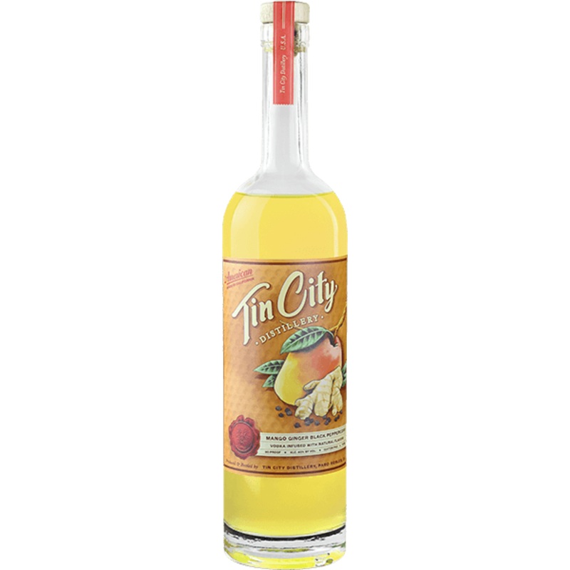 Tin City Distillery Mango Ginger Black-Peppercorn Vodka