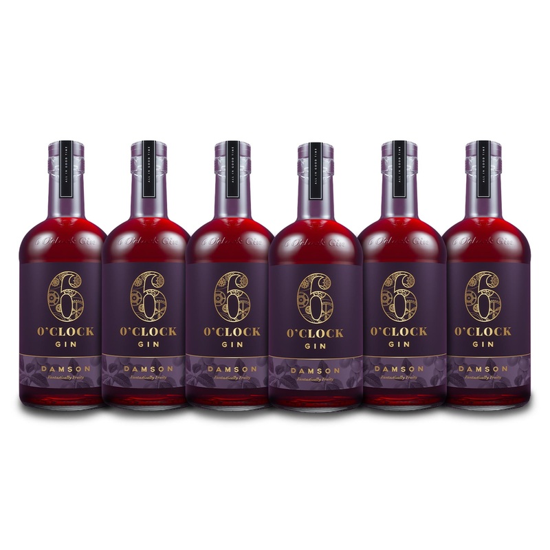 6 O'Clock Gin Damson Gin (6) Bottle Bundle