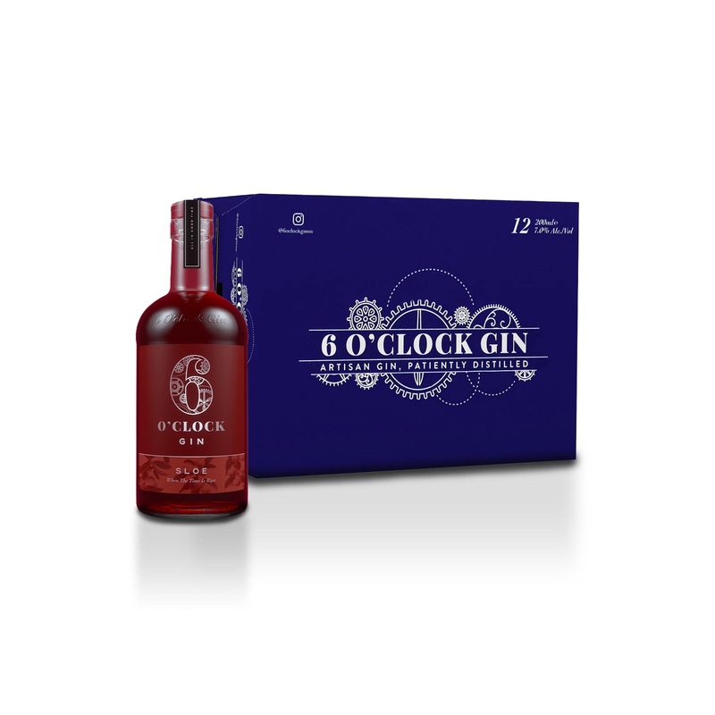 6 O'Clock Sloe Gin w/Gin & Tonic (12) Pack Cans
