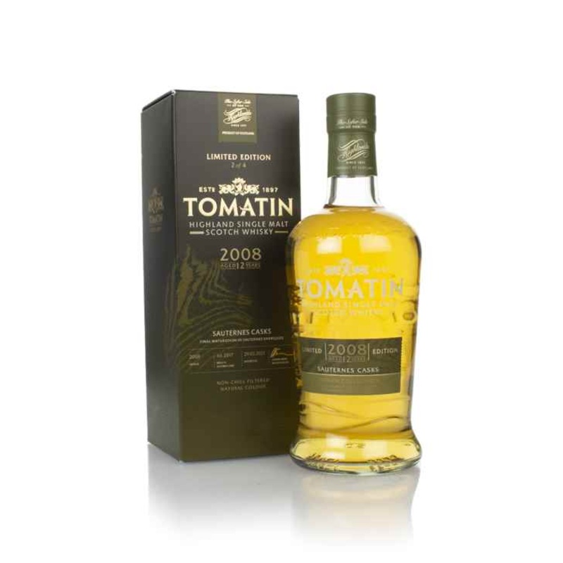 Tomatin 12 Year Old 2008 Sauternes Cask Finish - French Collection Scotch Whisky | 700ML