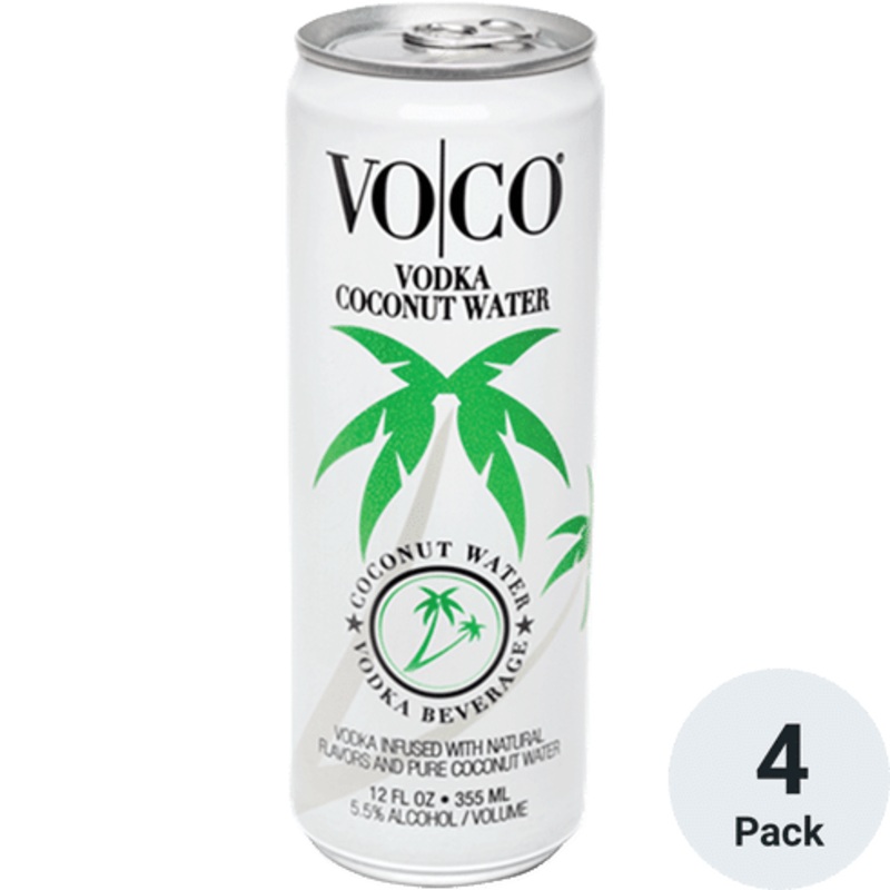 VOCO Coconut Water Vodka Cocktail | pack-355ML
