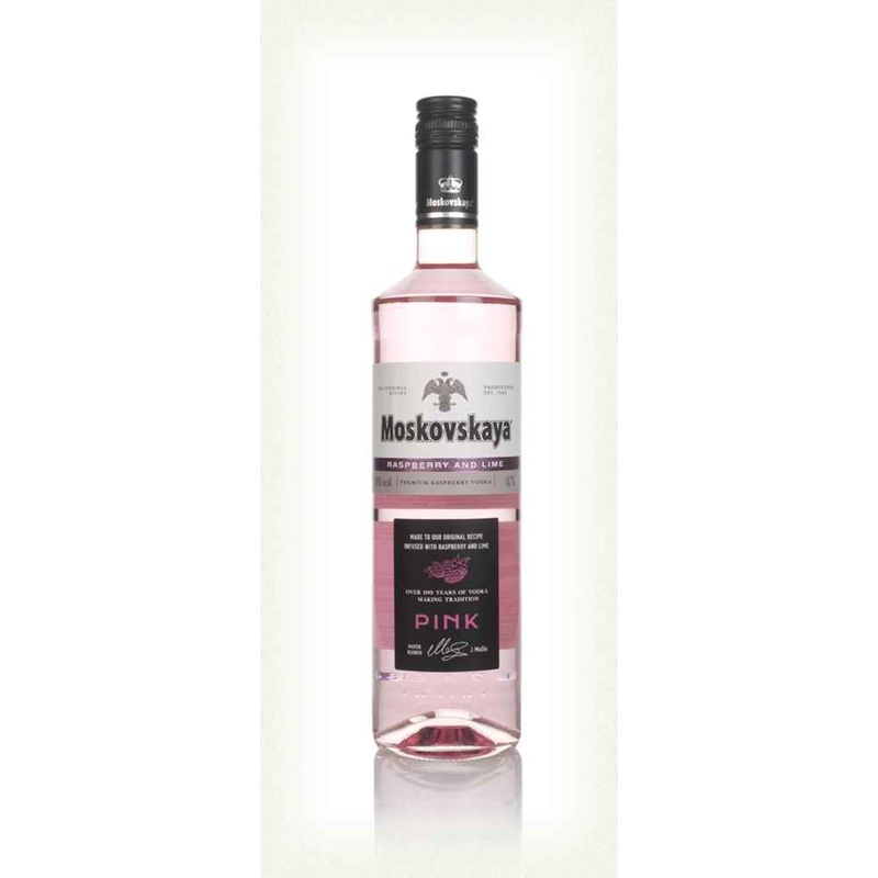 Moskovskaya Pink Raspberry & Lime Vodka | 700ML