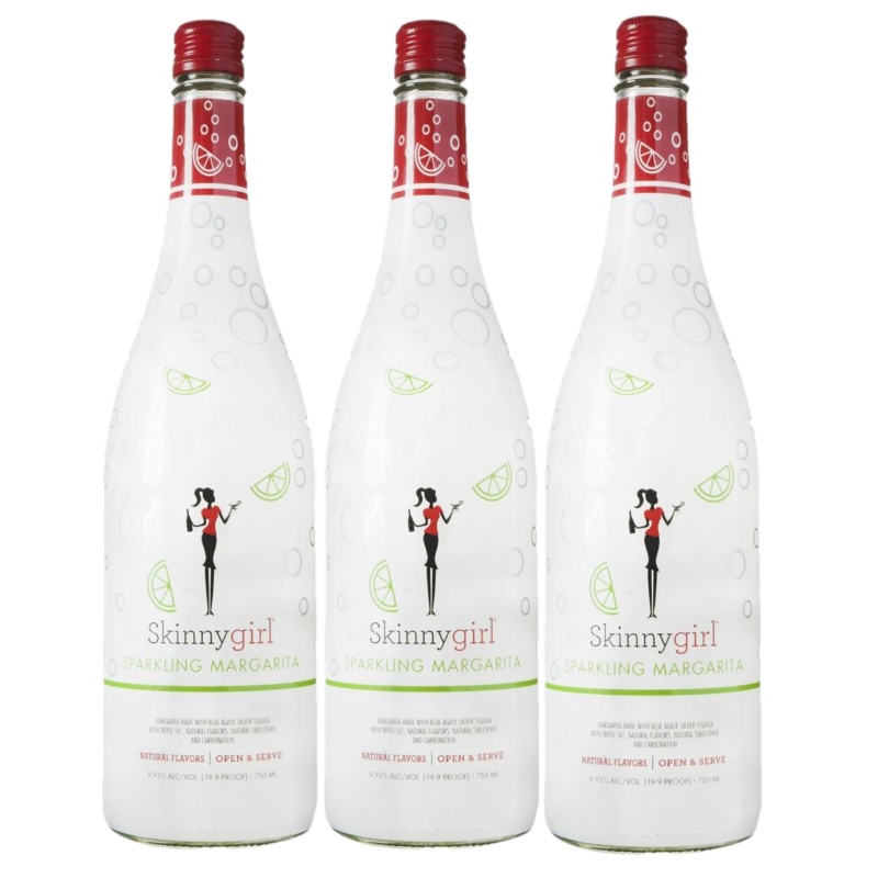 Skinnygirl Sparkling Margarita (3 BOTTLE BUNDLE)