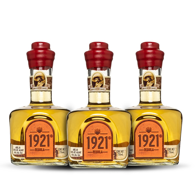 1921 Anejo Tequila (3) Bottle Bundle