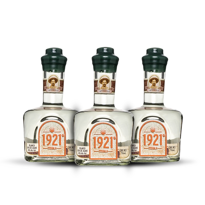 1921 Blanco Tequila (3) Bottle Bundle