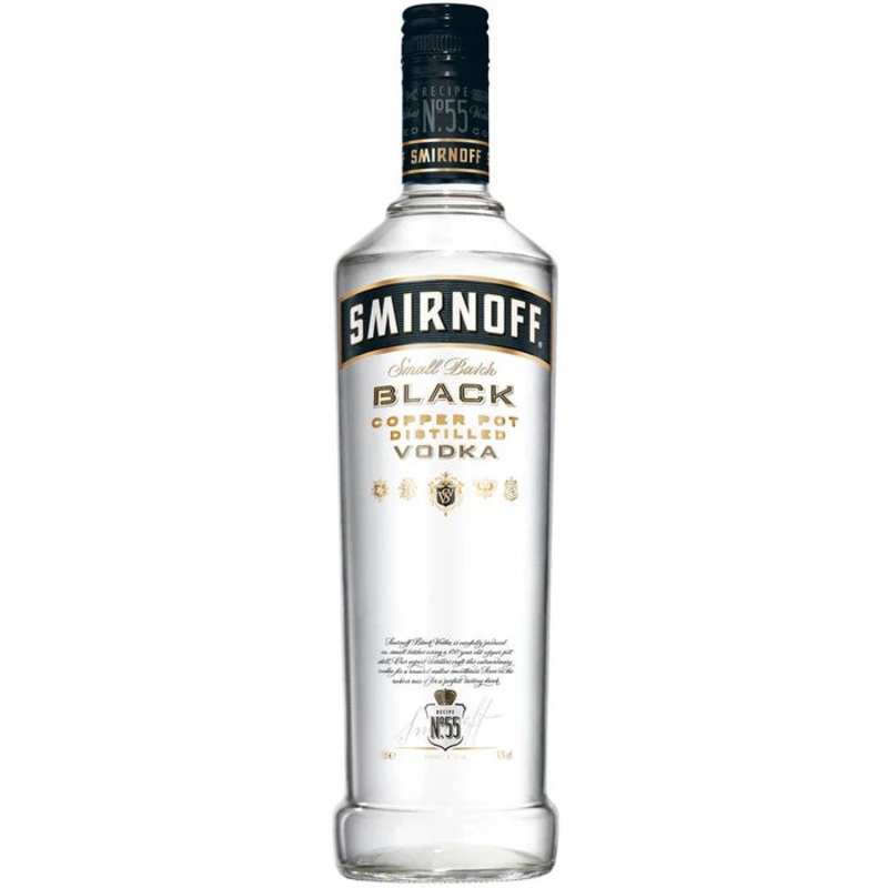 Smirnoff Black Plain Vodka | 700ML