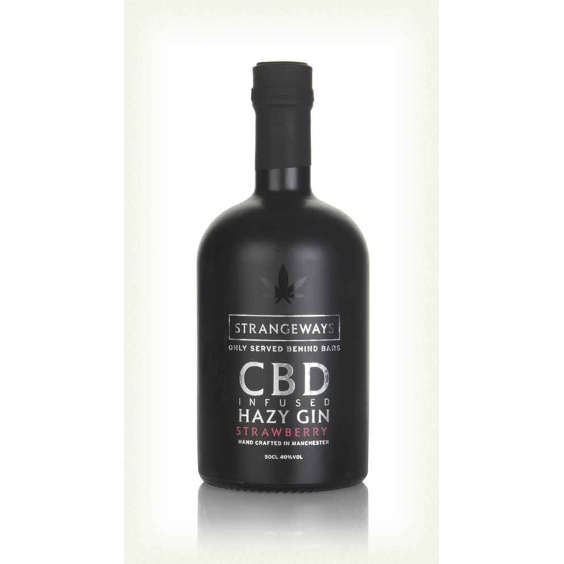 Strangeways CBD Infused Hazy Dry Strawberry Flavoured Gin | 500ML