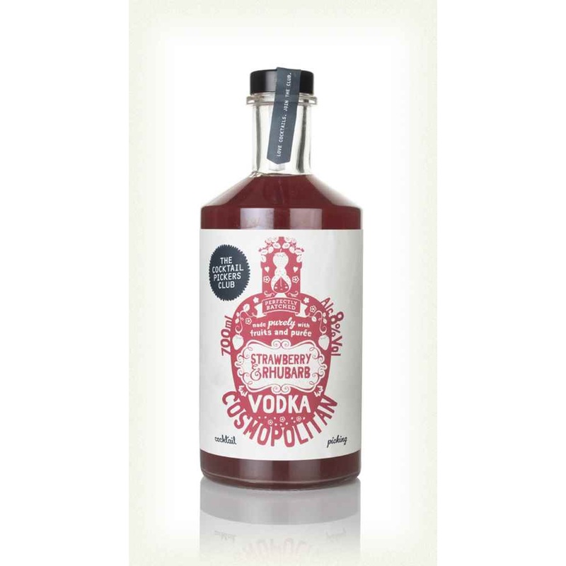 The Cocktail Pickers Club Strawberry & Rhubarb Cosmopolitan Pre_Bottled-Cocktails | 700ML