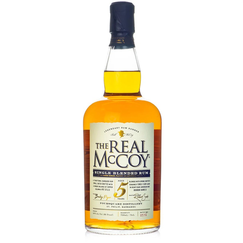 The Real McCoy 5 Year Old Single Blended Dark Rum | 700ML
