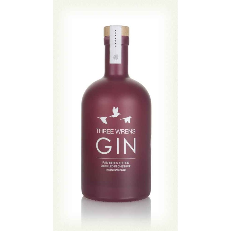 Three Wrens Raspberry Gin - Modena Cask Finish Flavoured Gin | 700ML