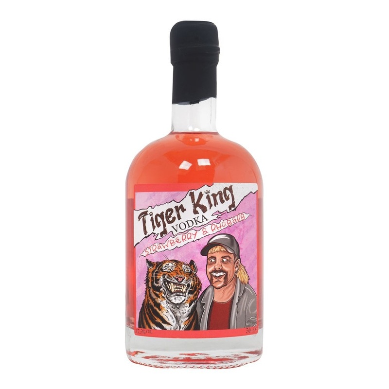 Tiger King Strawberry & Rhubarb Flavoured Vodka | 500ML