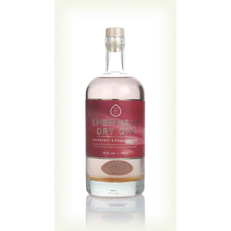True North Raspberry & Pomegranate Sheffield Dry Flavoured Gin | 700ML