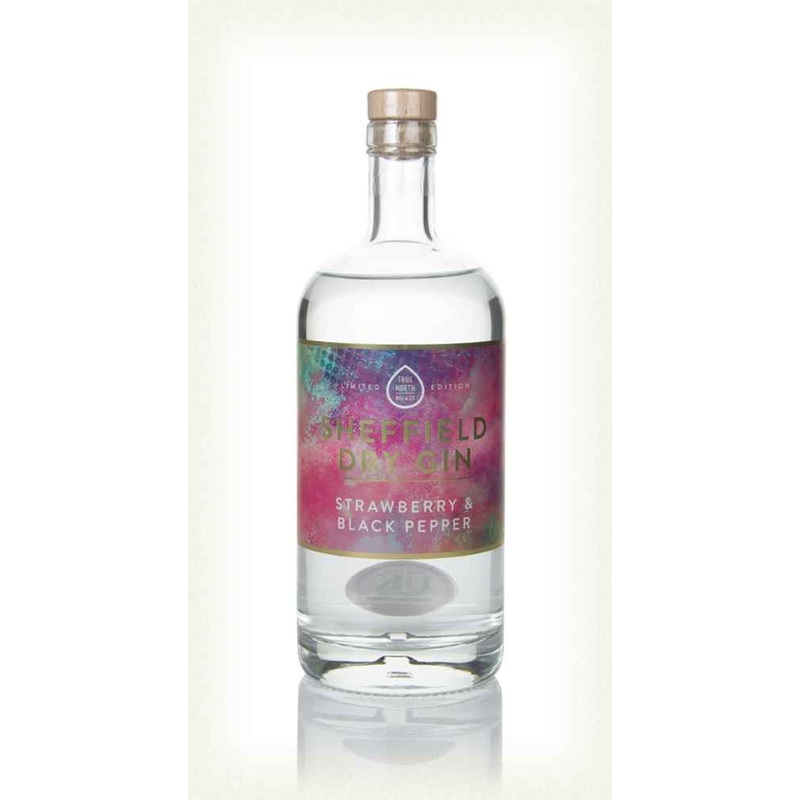 True North Strawberry & Black Pepper Sheffield Dry Flavoured Gin | 700ML