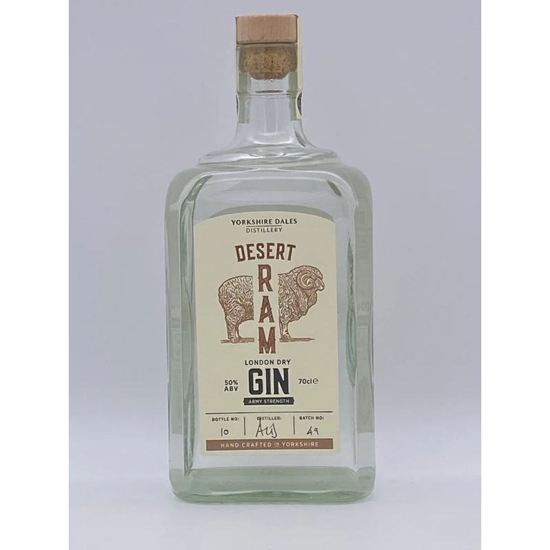 Yorkshire Dales Desert Ram Army Strength London Dry Gin | 700ML