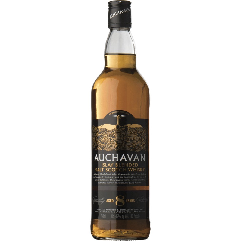 Auchavan 8 Year Islay Blended Malt Scotch Whisky