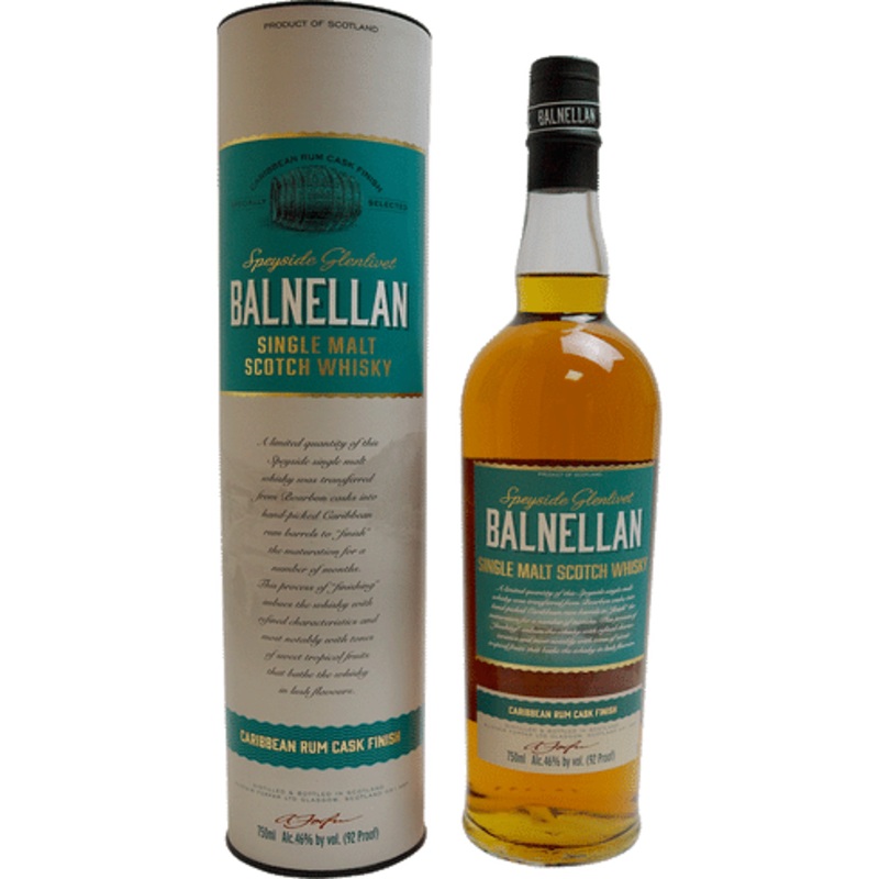 Balnellan Caribbean Rum Cask Finish Single Malt Scotch Whisky