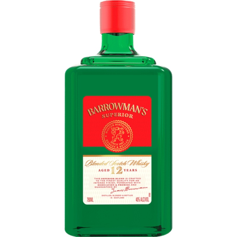 Barrowmans 12 Year Superior Scotch Whisky