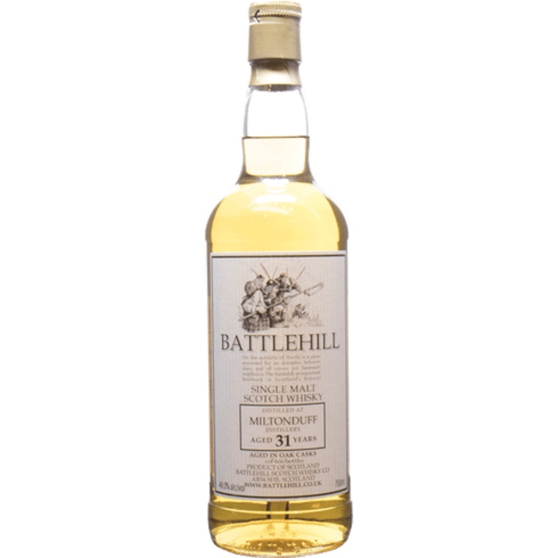 Battlehill Miltonduff 31 Year Single Malt Scotch Whisky