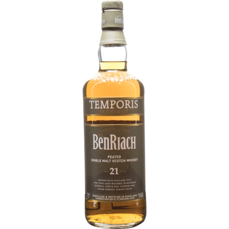 BenRiach Peated 21 Year Temporis Single Malt Scotch Whisky