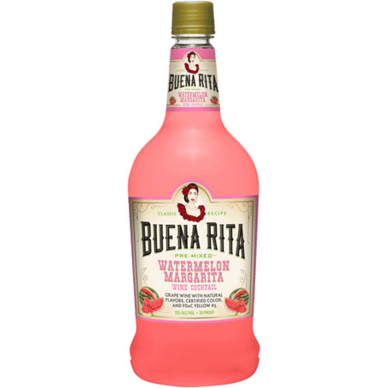 Buena Rita Watermelon Margarita Ready To Drink Cocktail