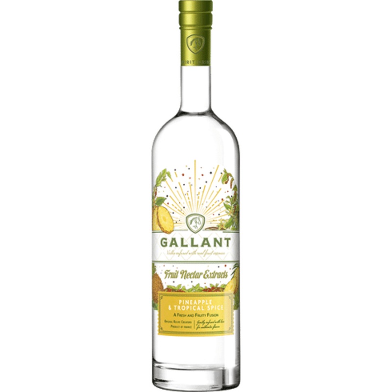 Gallant Pineapple and Tropical Spice Nectar Extracts Vodka