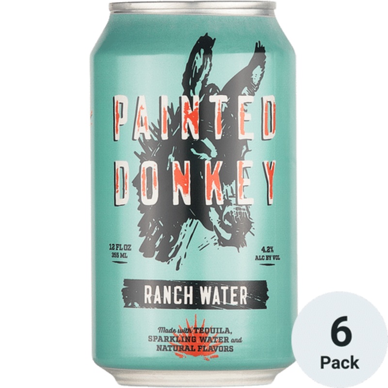 Painted Donkey Ranch Water Cocktail 6 Pack | 12OZ
